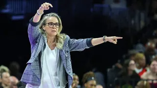 Becky Hammon still doubts Jalen Brunson’s championship ceiling despite leading the Knicks back to the Finals. (Photo by Ethan Miller/Getty Images)