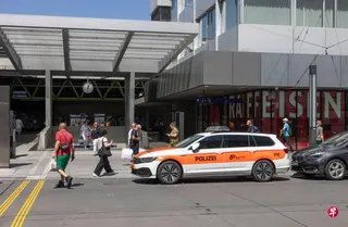 5月28日，瑞士第六大城市温特图尔的火车站发生持刀袭击案，造成三人受伤。 （法新社）
