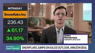 Snowflake CEO Weighs In on Sales Outlook, Signing $6 Billion Deal With Amazon