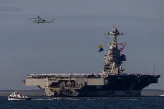 本月，“杰拉尔德·R·福特”号航空母舰驶向弗吉尼亚州海岸附近的诺福克海军基地。它在北大西洋、地中海、加勒比海和波斯湾航行了10个月。