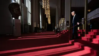 民主党联邦众议员毕提（Joyce Beatty）强调，不能允许特朗普总统及其党羽践踏联邦法律、绕过国会，只为满足他的个人自尊。（法新社档案照）