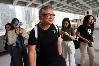 Ronson Chan arrives at the High Court on Friday. Photo: Jonathan Wong