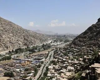 A view of eastern Kabul.