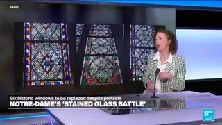 Paris's Notre Dame cathedral in the midst of a battle over its stained glass