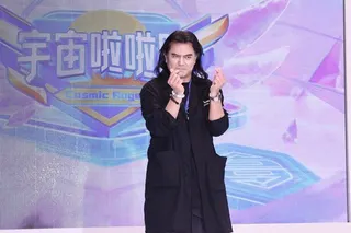 B2面對鏡頭表情逗趣。(記者王聰賢／攝影)