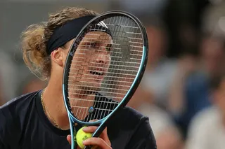 Germany’s Alexander Zverev remains the highest-seeded player in the men’s draw as the French Open enters its second week. — AFP pic