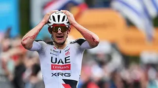 Igor Arrieta wins stage five of the Giro d'Italia