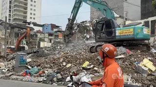 近月以來的河內市彷彿成為大型建築工地，數十處工地同時出現。這座城市正以閃電般的速度推進都市更新，卻也引發民怨與熱議。中央社記者曾婷瑄河內攝　115年5月31日