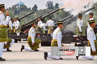 The public, particularly those living near Putrajaya, have been advised not to be alarmed by the sound of cannon fire scheduled for Wednesday and Friday. - Bernama file pic