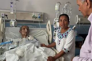 (FILES) This handout courtesy picture released on May 27, 2026, by the Nicaraguan Government via the official El 19 Digital news outlet shows political indigenous prisoner Brooklyn Rivera lying down on a bed at the Fernando Velez Paiz in Managua.