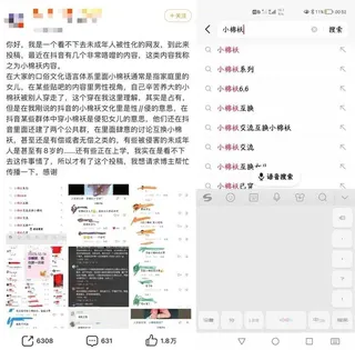 根據曝光的對話紀錄與截圖顯示，有人將「穿小棉襖」做為「占有、性侵女兒」的代稱。（...