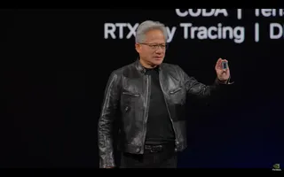 輝達（NVIDIA）執行長黃仁勳發表「RTX Spark」晶片。（取材自輝達直播...