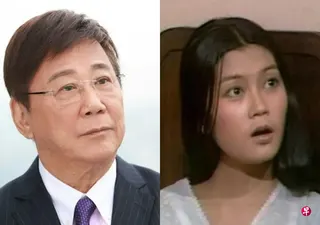 已故女星高妙思（右）传当年新人时候，曾遭夏雨舌吻。 （互联网）