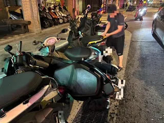 車禍現場。（圖／警方提供）