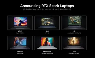Asus ProArt P14 and P16, Dell XPS 16, HP OmniBook X14 and Ultra 16, Lenovo Yoga Pro 9N, Microsoft Surface Laptop Ultra, MSI Prestige N16 Flip AI.