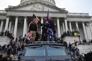 Supporters of Donald Trump riot at the US Capitol in Washington on January 6, 2021. Photo: Abaca Press / TNS
