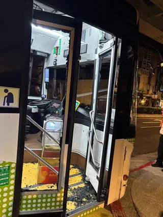 車禍現場。（圖／警方提供）
