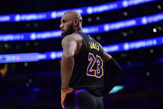 湖人隊LeBron James。Mandatory Credit: Gary A. Vasquez-Imagn Images