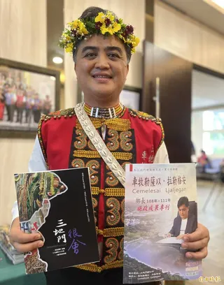 今年將第5次參選三地門鄉長的車牧勒薩以．拉勒格安。(資料照，記者羅欣貞攝)