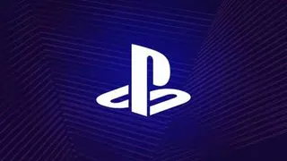 Artwork of the PlayStation “PS” logo on a stylized background