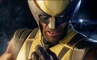 Close up of Wolverine in the upcoming Insomniac game.