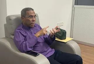Beruas Umno chief Datuk Azhar Ahmad said the incident took place after he had delivered a talk and was walking towards the dining hall when he was introduced to the student, who is the UiTM Kelantan Student Representative Council president. — Picture from Facebook/Azhar Ahmad