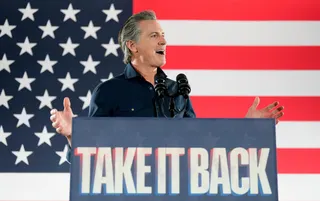 California Gov. Gavin Newsom speaks during a rally with Harris County Democrats for Democrats’ redistricting campaign, November  8, 2025, in Houston, Texas.