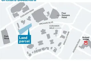 The Orchard Boulevard plot is estimated to yield around 110 new private homes.