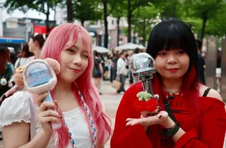 來自馬來西亞的歌迷Andrea和蓓蓓為了演唱會，首度前來高雄。