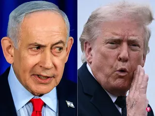 据Axios和美国广播公司报道，特朗普对以色列威胁轰炸贝鲁特发表了带有亵渎意味的长篇大论，担心这会破坏与德黑兰的谈判。 （法新社）