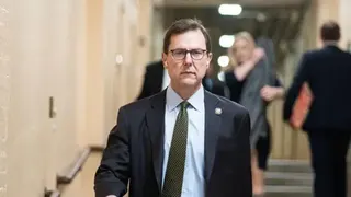Republican Congressman Tom Kean Jr arrives to the US Capitol in March for a caucus meeting