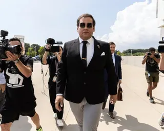 Man walks outside court