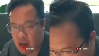 應志宏直播否認撿垃圾，稱「我就是不回去台灣怎樣？」（圖／翻攝自YouTube）