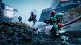 Destroyer, Thief and Recon traverse Perimeter's rocky map in Marathon