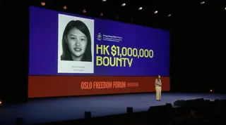 遭港府全球通緝的香港前區議員劉珈汶受邀出席2026年奧斯陸自由論壇，她接受中央社訪問強調，民主奮鬥的核心在於追求自由與未來，並期盼台灣與香港能在日常文化與主體性的傳承上持續相互支持。（奧斯陸自由論壇提供）中央社記者巫祈麟赫爾辛基傳真　115年6月3日