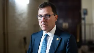 Rep. Tom Kean leaving a meeting in the U.S. Capitol