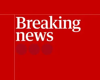 Breaking news graphic