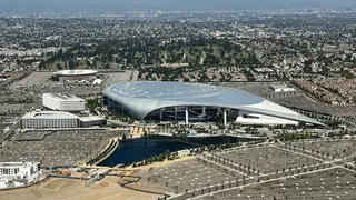 SoFi Stadium exterior in Los Angeles