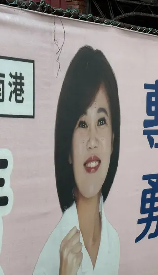 國民黨台北市議員游淑慧看板遭塗鴉。 圖：翻攝游淑慧臉書
