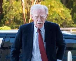 a man walks outside