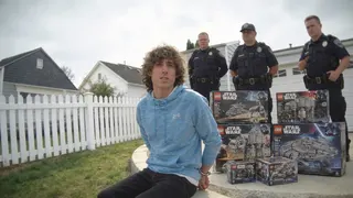Thumbnail From Reckless Ben's Video I Got Arrested Because Of Legos