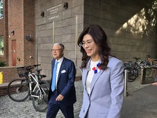 國民黨主席鄭麗文於美東時間4日傍晚受邀於哈佛大學甘迺迪政治學院發表閉門演說，於演...