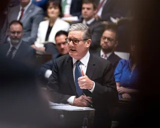 Keir Starmer pictured during PMQs in the Commons on Wednesday.