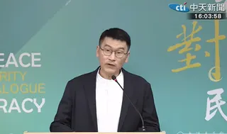 陸委會副主委梁文傑。（圖／中天新聞）