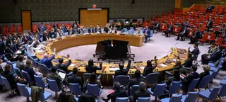 联合国安理会会议厅全景（资料图片）