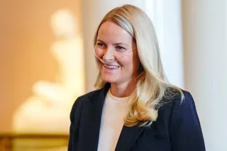 Crown Princess Mette-Marit of Norway arrives for a reception of the Norwegian athletes who took part in the Paralympics in Milano Cortina 2026, at the Royal Palace in Oslo in April. Photo: AFP