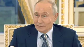Putin responding to reporters' questions, 2026-06-05.