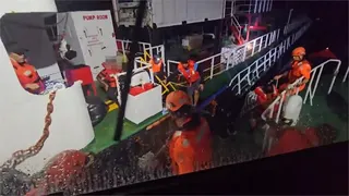 油輪寶瓶星號外海傳進水 ９名船員棄船逃生