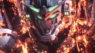 The titular gundam in Gundam Rogue Orbit.