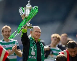 Martin ONeill celebrates leading Celtic to the Scottish Cup, and with it a domestic double, last month following his second spell in interim charge